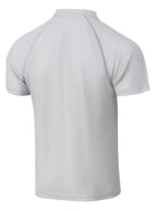 3-Pc Value Men'S Henley Shirt Short Sleeve Waffle Knit Breathable Stand Collar Polo Shirt Raglan Slim Fit Summer Sports Commute Versatile Top - Light Gray+white+black