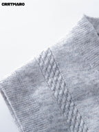 Men'S Thick Knit Cardigan, Warm Casual Layering Top for Fall And Winter - Dark Gray