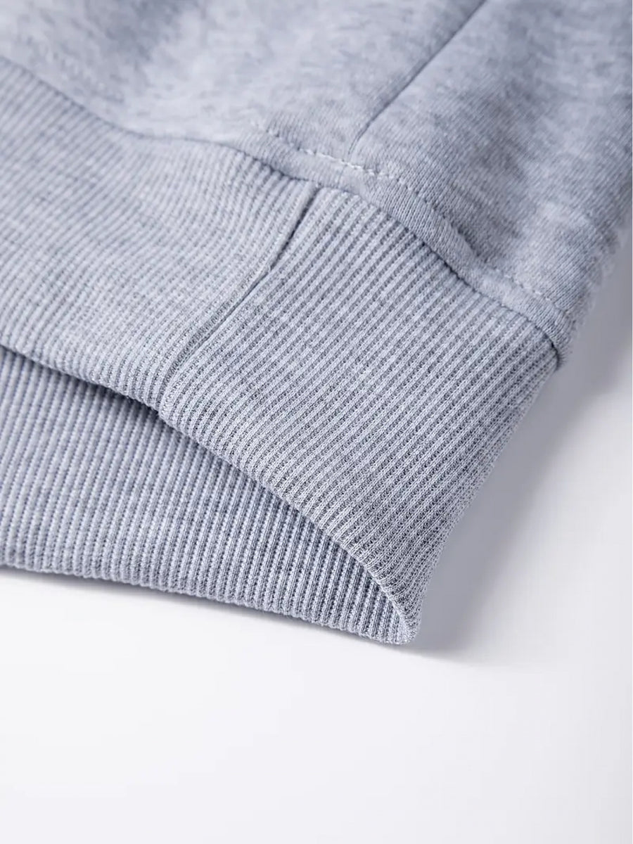 Vintage Japanese Art Style, Men'S Crewneck Sweatshirt, Classic Wave Triptych Print, Soft Fleece Lined Fabric, Casual Daily Wear Or Office Commute, Birthday Gift for Him Or Boyfriend - Light Grey