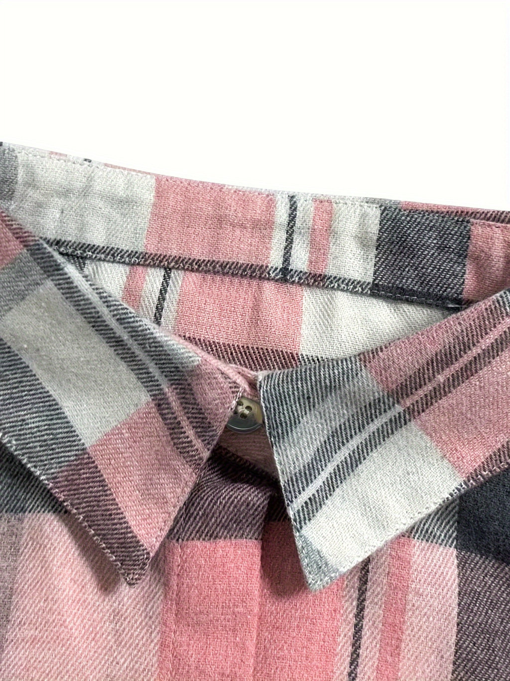 European and American New Casual Striped Plaid Shirt, Versatile Commuting Top - Mixed Color