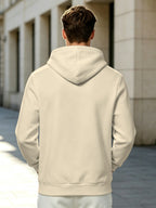Men'S Hoodie - Flat Digital Print - Textureless - Solid Background with Pattern, Fashion-Forward Casual Pullover Sweatshirt, Street Style Hooded Top for Daily Wear - Multicolor