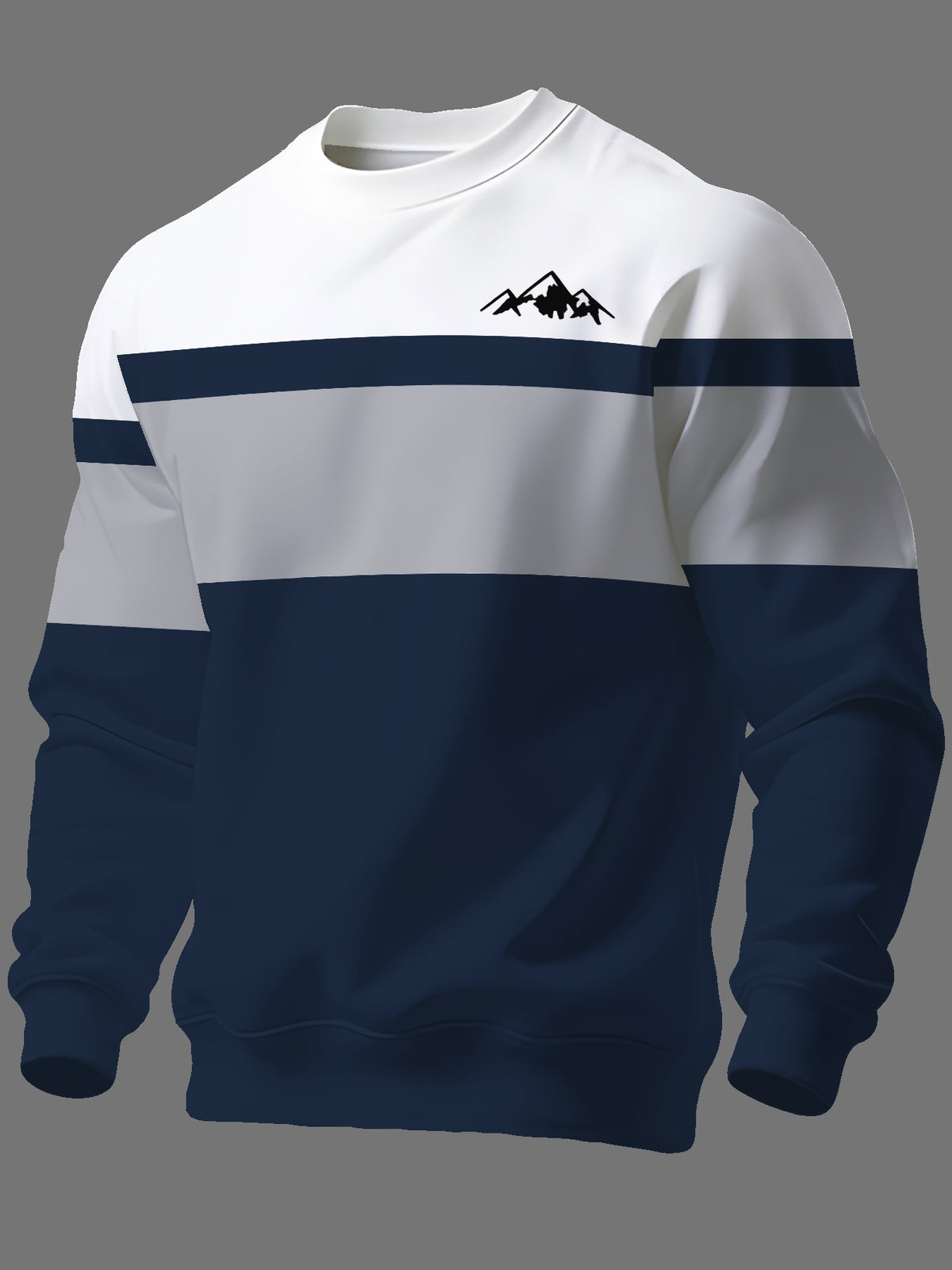 Round Neck Sweatshirt Trendy Brand Hot Style Men'S Long Sleeve 2026 Autumn Winter Men'S Round Neck Sweatshirt - Mixed colors