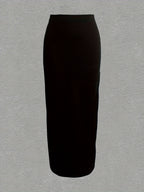Side-zip Skirt - Black