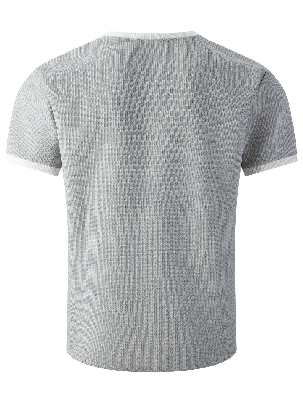 Business Elegant Solid Color V-Neck - Light Grey