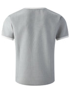 Business Elegant Solid Color V-Neck - Light Grey