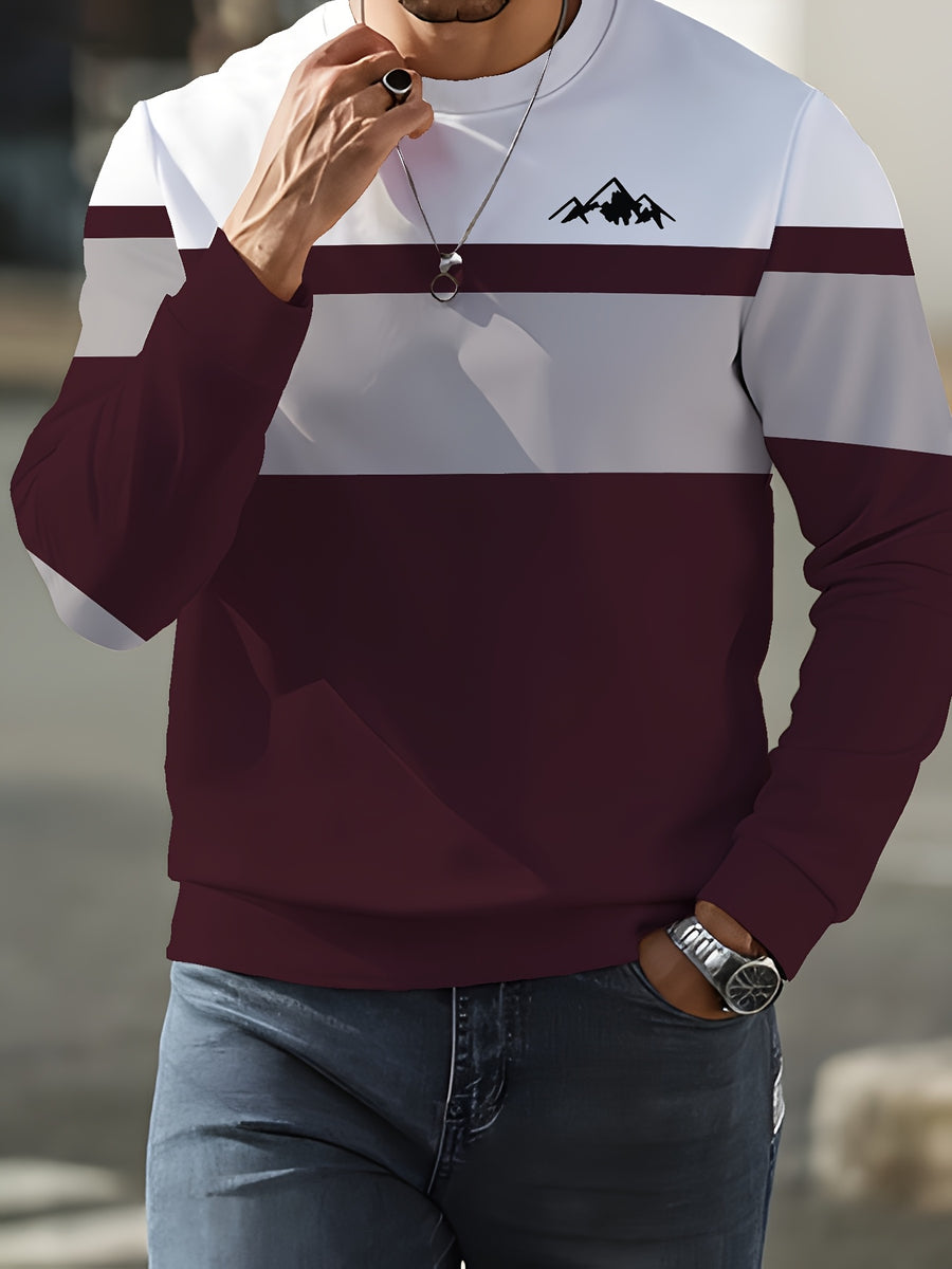 Round Neck Sweatshirt Trendy Brand Hot Style Men'S Long Sleeve 2026 Autumn Winter Men'S Round Neck Sweatshirt - Mixed Color 4