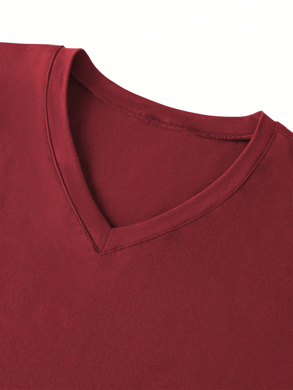 [180G 100C] Men'S V-Neck T-Shirt Solid Color Short Sleeve Top Casual Base Layer, "CALIFORNIA" Letter Print, Men'S All-Season Daily Wear, Father'S Day Gift, Back-To-School Season, Date Night, Designed Clothing - Red