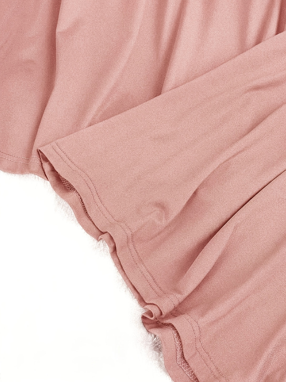 Plus Size Fashion Temperament Casual Solid Color Hooded Sweatshirt Short-Sleeved Top Drawstring Shorts Skirt Two-Piece Set - pink