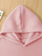 Fashion Printed Hoodie - Unisex Autumn/Winter Casual Streetwear Pullover, Soft -Lined Sweatshirt, Classic Design - Pink Color