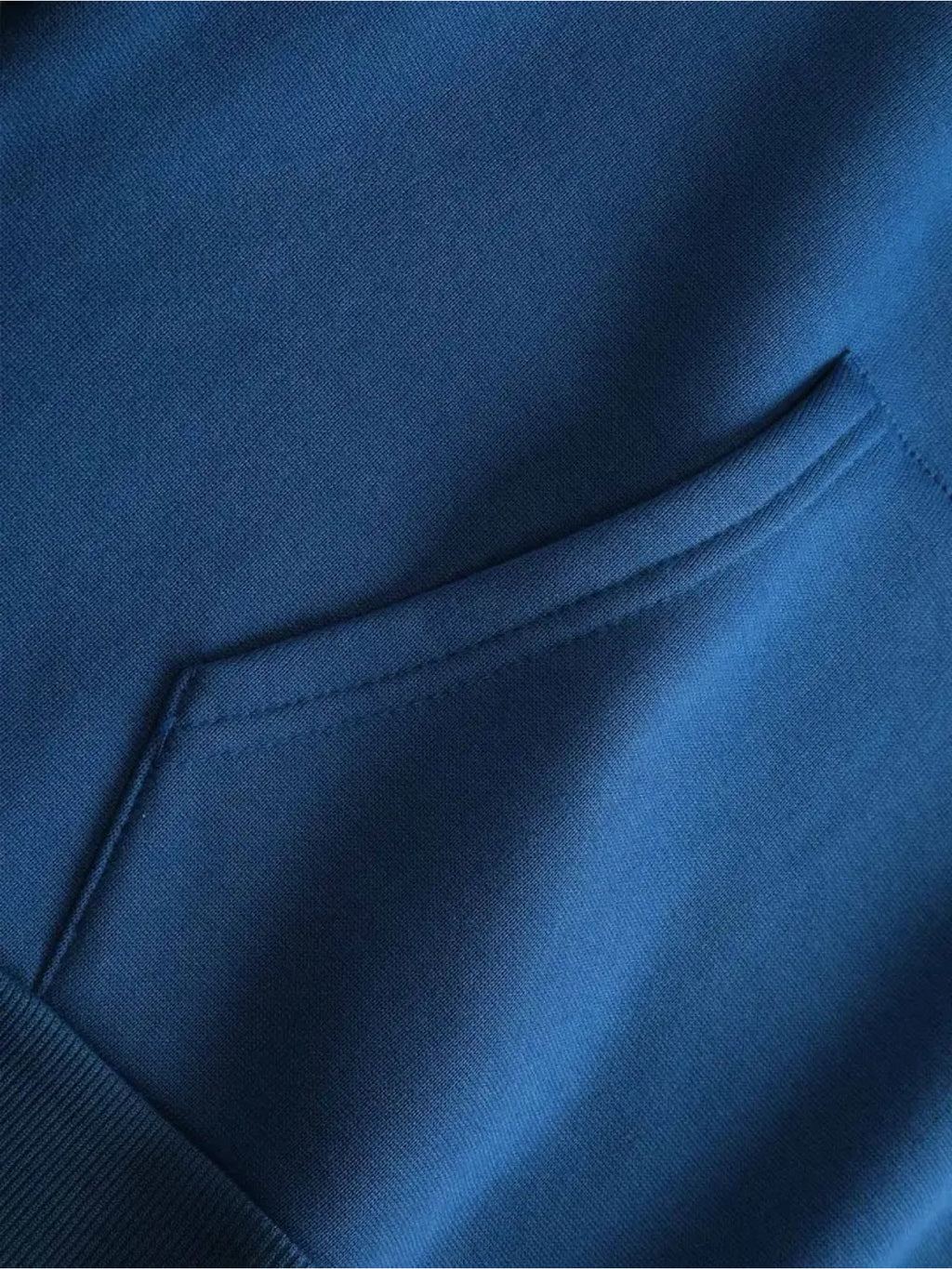 Men's 250g Thickened Trendy Hooded Sweatshirt, Geometric Print Design - Casual Daily Wear, Comfortable and Breathable, Drawstring Hood, Kangaroo Pocket, Geometric Pattern, Regular Fit Casual Top for Spring/Autumn - Peacock Blue