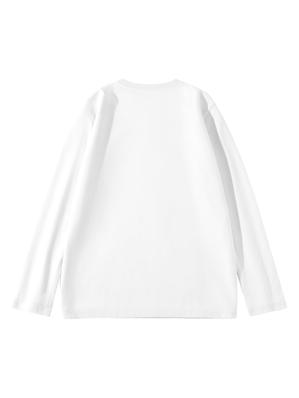 Mùshān Snow Selected Paul Frank Pure Breathable Spring And Autumn Men'S Long Sleeve T-Shirt - White