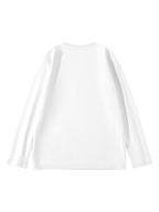 Mùshān Snow Selected Paul Frank Pure Breathable Spring And Autumn Men'S Long Sleeve T-Shirt - White