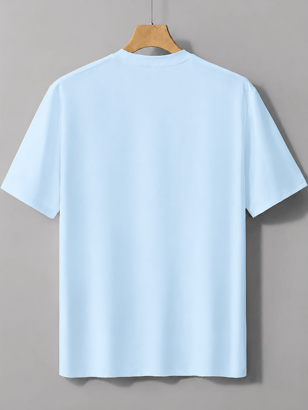 New High Quality Men's T Shirt 100% Cotton, Artistic Geometric Colorful Squares Print, Casual Daily Wear Streetwear Fashion, Short Sleeve Round Neck Top Machine Washable - Sky Blue