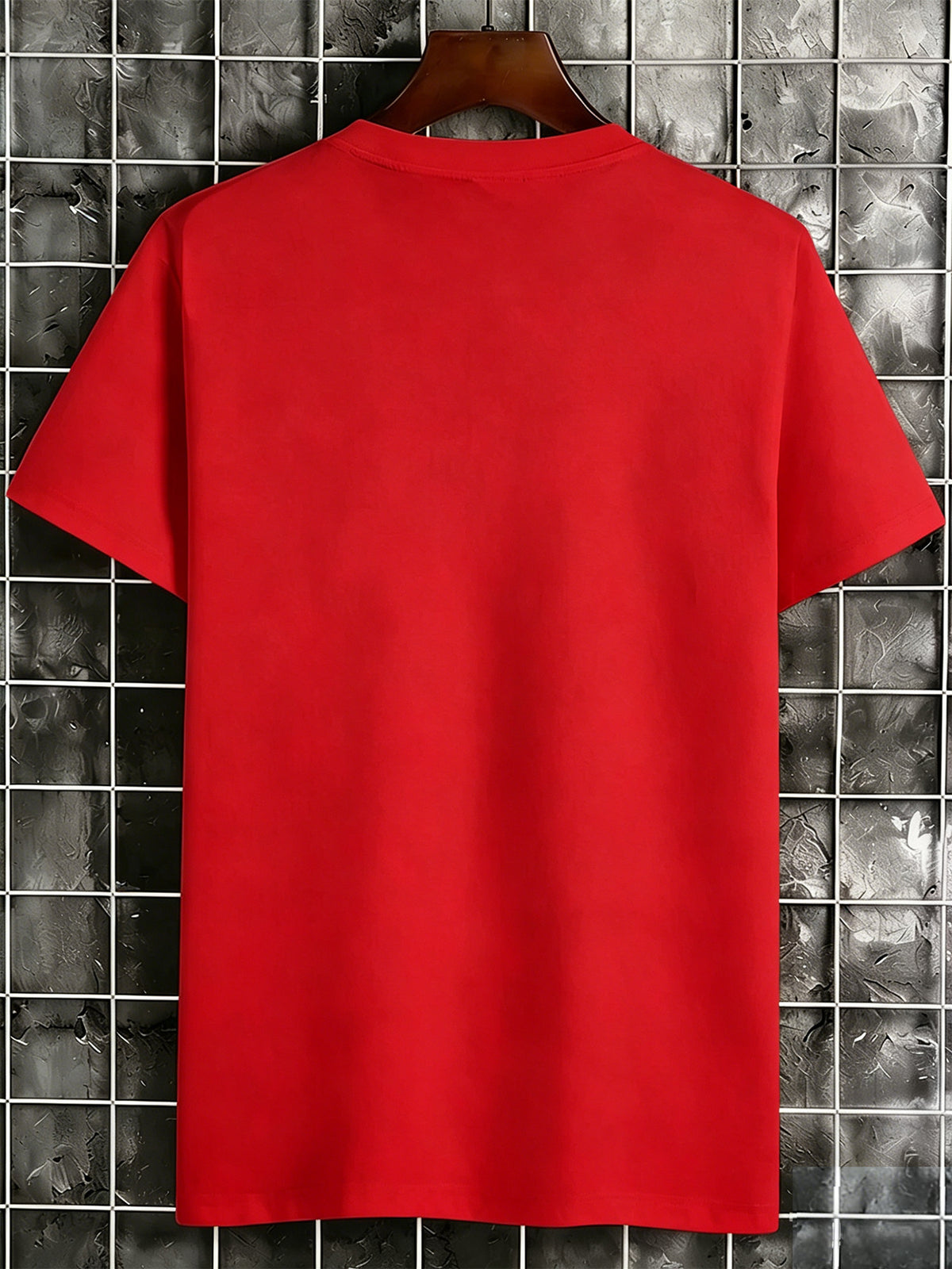 Men'S Casual Sports Short Sleeve T-Shirt with Gradient Diagonal Stripe Pattern Comfortable Breathable Quick-Drying Cool Suitable for Daily Wear Outdoor Jogging Available in 8 Colors Suitable for All Seasons - Red