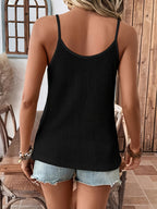 Women's Casual Fashion Tank Top - Black