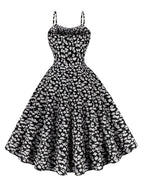 Summer Elegant Party Casual Vacation Small Floral Print Dress - Mixed colors