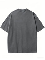 Warner Exclusive, Vintage Street Style Classic Superman "S" Logo Print Design, Men's Summer Basic Daily Casual Short-Sleeve T-Shirt, Suitable for Outdoor Wear, Fitness, Office, and Daily Outfits, an Essential Item for a Basic Wardrobe - Dark Gray
