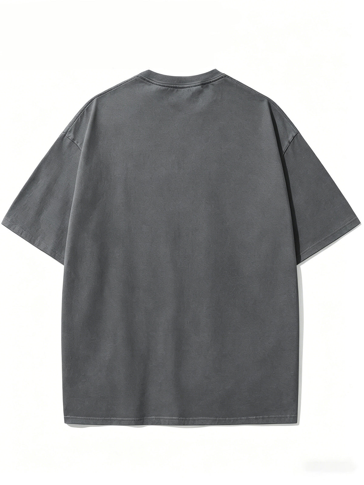 Warner Exclusive, Vintage Street Style Classic Superman "S" Logo Print Design, Men's Summer Basic Daily Casual Short-Sleeve T-Shirt, Suitable for Outdoor Wear, Fitness, Office, and Daily Outfits, an Essential Item for a Basic Wardrobe - Dark Gray