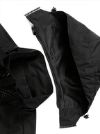 Spring and Autumn Outdoor Adventure Men's Windproof Sportswear, Wear-Resistant Wind-Resistant Jacket, Urban Cycling, Mountain Climbing, Hiking Zipper Outerwear Winter Clothes for Men - Black