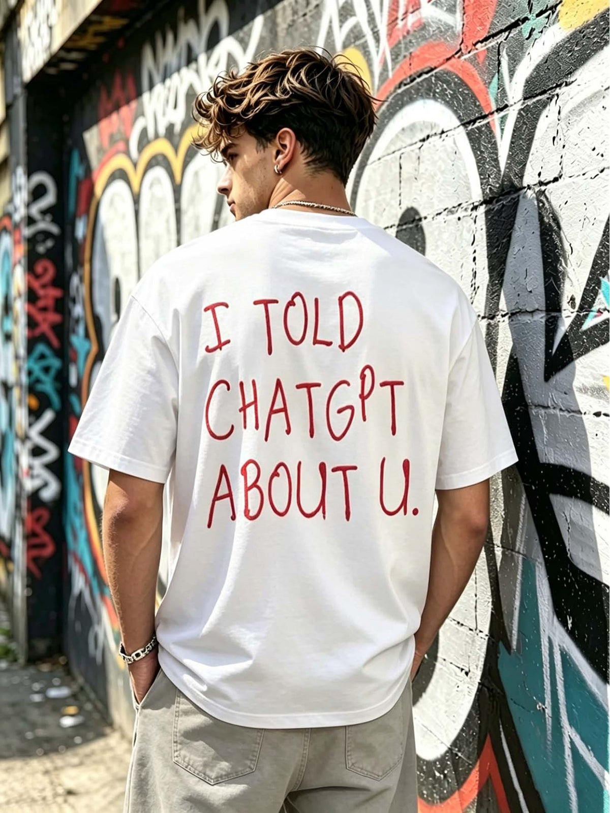 In 2026, I Recommended Your Minimalist Trendy T-Shirt to Chatgpt—The Perfect Gift for Friends And Family! Unisex! Suitable for All Seasons! A Gift Worth Treasuring! Made of Pure - White