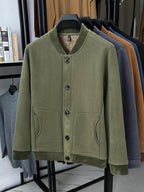 Father's Day Gift for Men: 2026 Spring/Autumn New Style Men's Jacket, Unlocking a Mature Spring Vibe, Lightweight and Comfortable, Suitable for the Changeable Weather of Early Spring - Dark Green