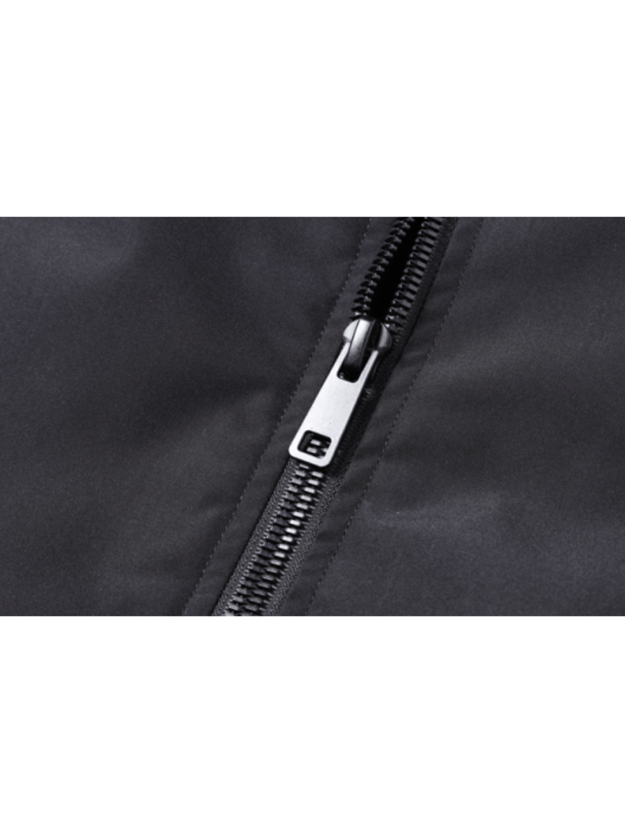 New High-Quality Flight Jacket Stand Collar Jacket for Men, Casual Jacket Outerwear Top, American Trendy Jacket - Off-white