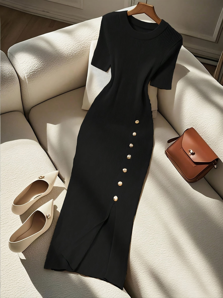 Elegant Long Dress Year-End Party Dress New Year'S Eve Dress Holiday Dress New Year'S Eve Dress Winter Dress Dress Red Dress New Year'S Dress Evening Dress - Black