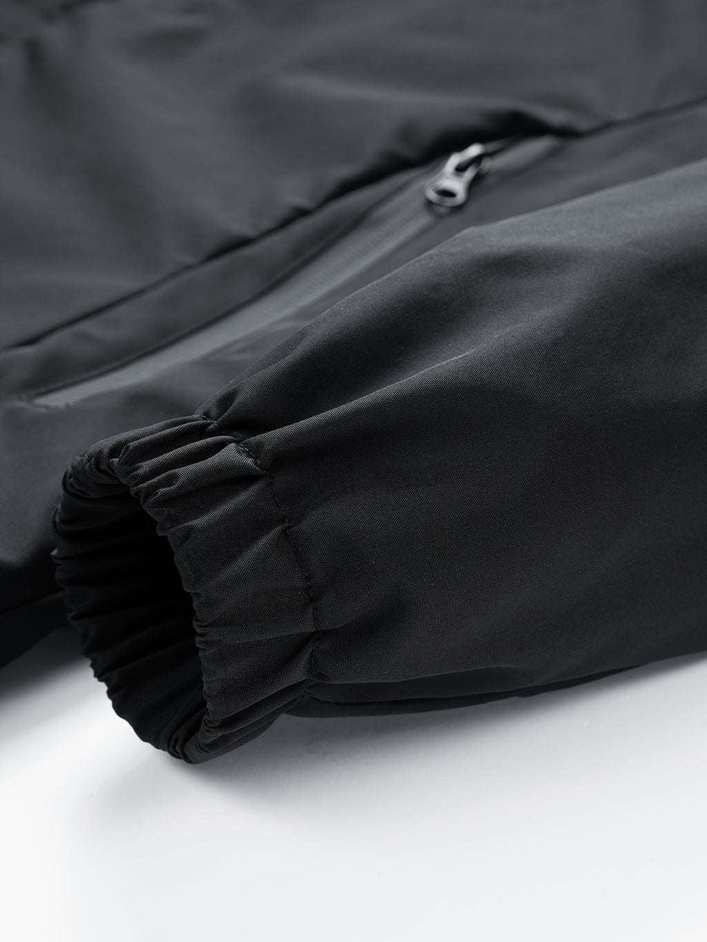 Men's New Jacket Coat Spring Autumn Casual Jacket Sports Outdoor Zipper Pocket, Hooded Design - Black