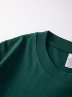 Heavyweight Men's 100% Pure Cotton Crew Neck Printed T-Shirt, a Stylish and Versatile High-Quality Top, an Essential for Daily Wear, Street Jogging, and Other Casual Outfits - Green