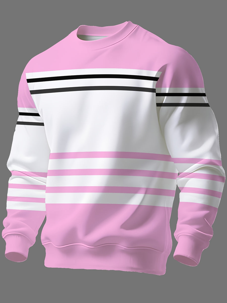 Men'S Autumn Winter New Long Sleeve Sweatshirt Men'S Casual Trendy Brand Men'S Round Neck Sweatshirt - Mixed Color 3