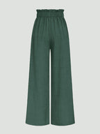 2026 New Spring/Summer Women's Pants - Casual and Versatile - Suitable for Daily Wear - Outings and Vacations - Belt Not Included - Olive Green