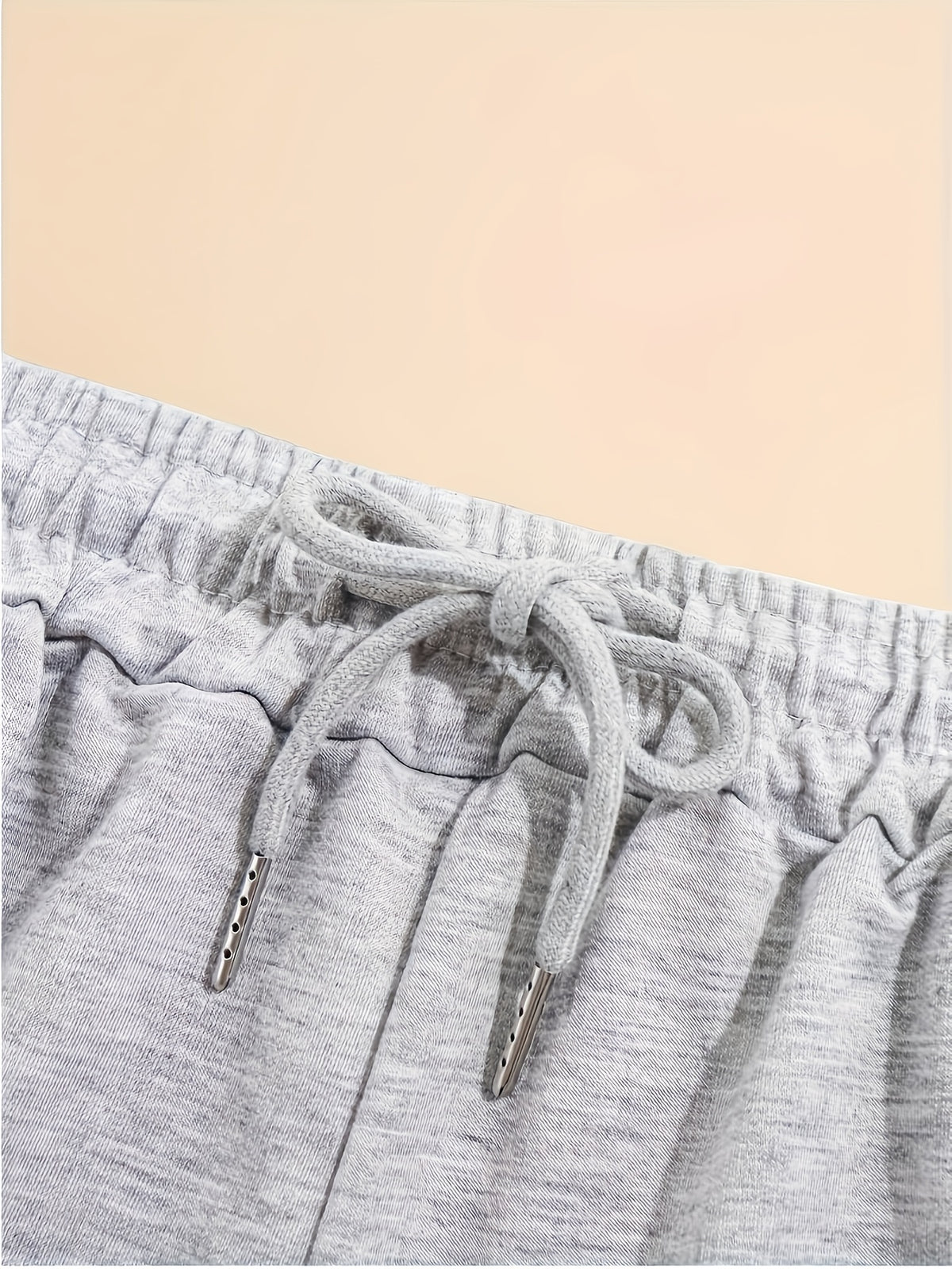 Women'S Casual Trendy Fashion Hoodie And Pants Set - Light Grey