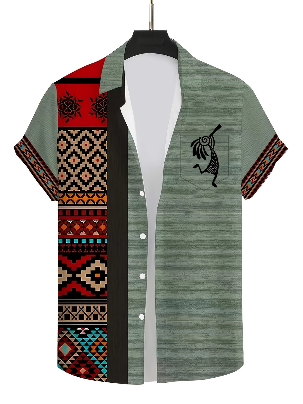 Summer Men'S Short-Sleeve Printed Round-Neck T-Shirt, Casual Outdoor Top - Mixed colors