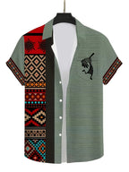Summer Men'S Short-Sleeve Printed Round-Neck T-Shirt, Casual Outdoor Top - Mixed colors