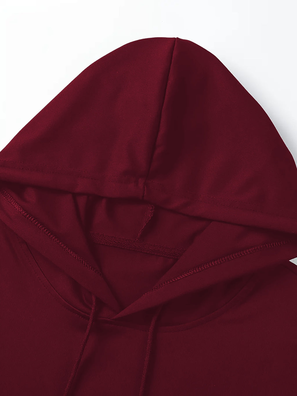Men's Hooded T-Shirt, Coconut Tree Sunset Print Hoodie, Vacation Casual Style, Summer Outfit, Casual Short-Sleeve Hooded T-Shirt, Summer Outdoor Casual Short-Sleeve, Vintage Fashion Trend, Spring-Summer Vacation Outdoor Wear, Suitable for Parties - Burgundy