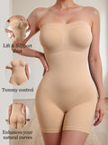 Women's Bodysuit - Simple, Elegant, Comfortable, Strapless Bodysuit - Superficial