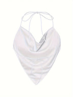 Sequined Women'S Cami (YY397) - White