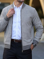 Men'S Jacket, Men'S Casual Loose Blazer, Trendy Men'S Top - Grey