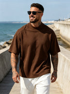 3pcs Set New Men'S Top Fashion Athletic Short Sleeve Spring Summer Summer Casual Comfortable Breathable Soft Trendy Easy Premium All-Match Refreshing - Mixed colors