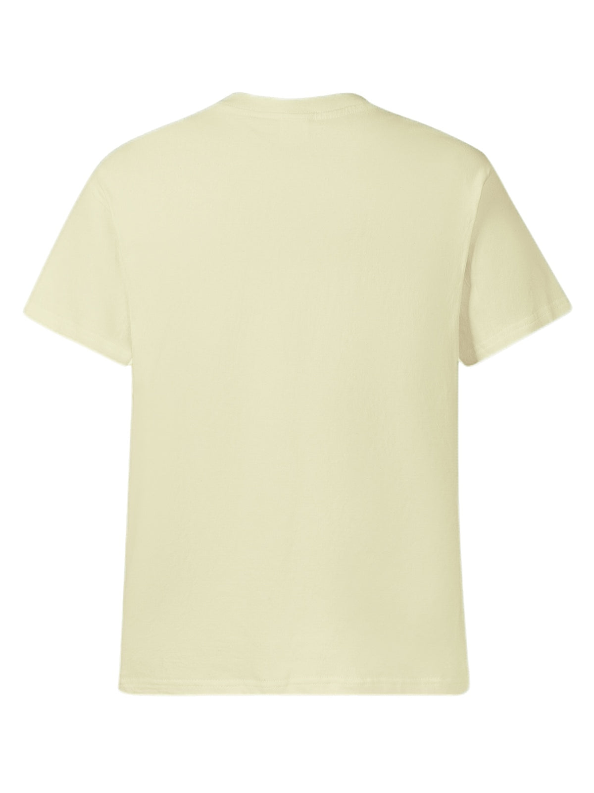 Heavyweight Men's 100% Pure Cotton Crew Neck Printed T-Shirt, a Stylish and Versatile High-Quality Top, an Essential for Daily Wear, Street Jogging, and Other Casual Outfits - Apricot
