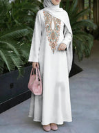 New Muslim Women's Fashion Arrival: Women's Dress, Classic Loose Fit, Middle Eastern Traditional Robe, Elegant Muslim Long Dress, Long Abaya. Restoring the Essence of Middle Eastern Traditional Robes, This Is a Noble and Elegant Long Dress Suitable - Mixed colors