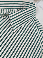 Spring/Autumn New Preppy Cool Fashion Niche Letter Print Long Sleeve Thin Relaxed Casual Shirt - Green 02