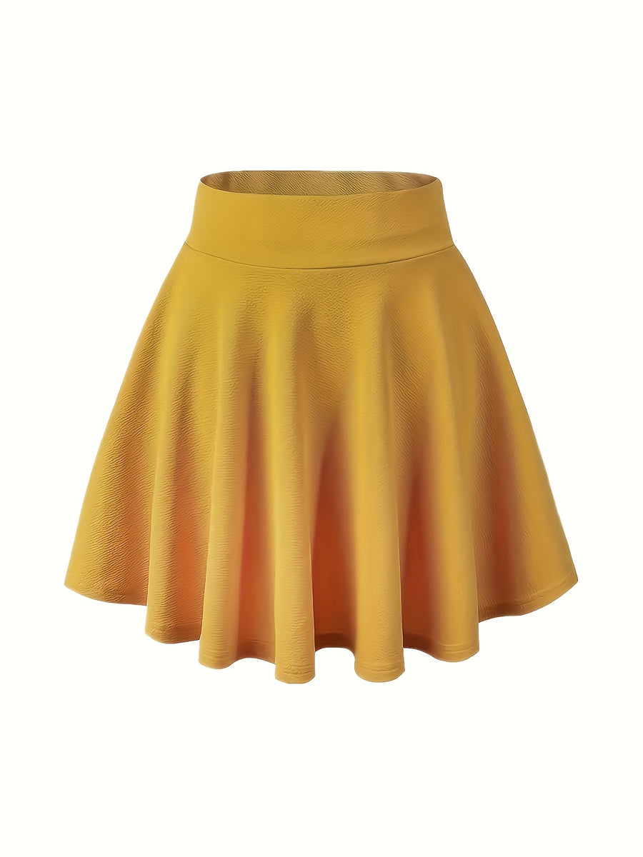 Women'S Fashion Skirt - orange yellow