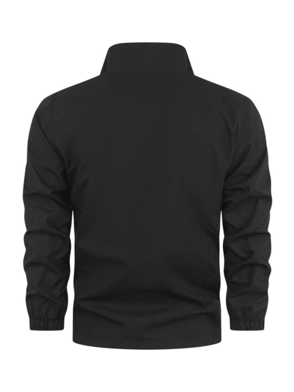 2026 New Model Men's Outdoor Men's Windproof Mountaineering Sport Jacket, Lightweight and Comfortable High-quality Raincoat, Fashionable and Trendy  Pattern Design, Suitable for Spring and Autumn Seasons, Essential for Outdoor Activities. - Black