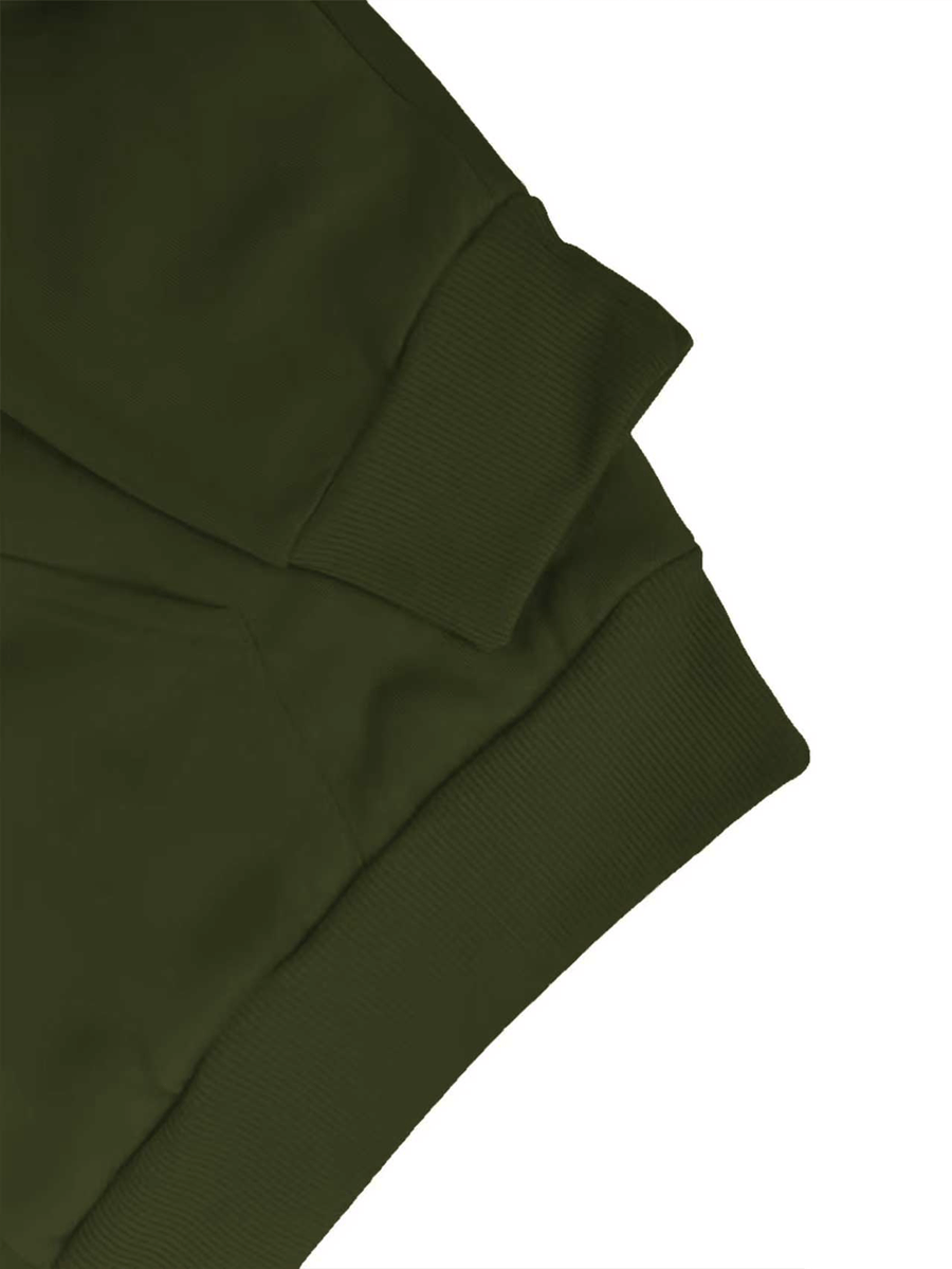 COMANCHE Local American Tribal Round Patchwork: Comanche Tribe Retro Round Badge, Western Niche, Retro Trendy Men'S Sports Hoodie - Regular Fit - Front Kangaroo Pocket, Machine Washable, High-Quality Fabric Suitable for Casual And Sports Wear - fern green