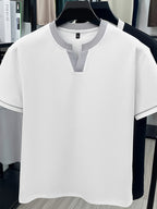 Men'S Summer Short Sleeve Shirt, Comfortable And Carefree - SINBOS - White