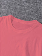 Warner Bros. Official Classic Character Line Art Fun Print Short-Sleeve T-Shirt, Stylish and Versatile Men's Crew Neck Top. Casual, Comfortable, and Multi-functional Loose-Fit Summer Short-Sleeve T-Shirt. Suitable for Outdoor Wear - Watermelon Red