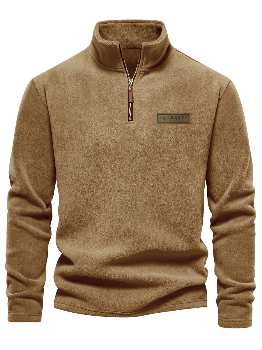 Autumn Winter Ultra-Soft Fleece Top, Excellent Warmth, Effortlessly Creating American Street Trendy Style, New Season - Orange