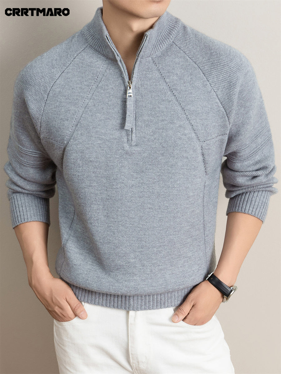 Men'S Knit Cardigan, Warm Long Sleeve Casual Top for Fall And Winter - Medium Grey