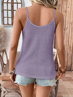 Women's Casual Fashion Tank Top - Purple